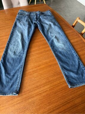 Mavi Men's Straight Jeans in Medium Blue Wash
